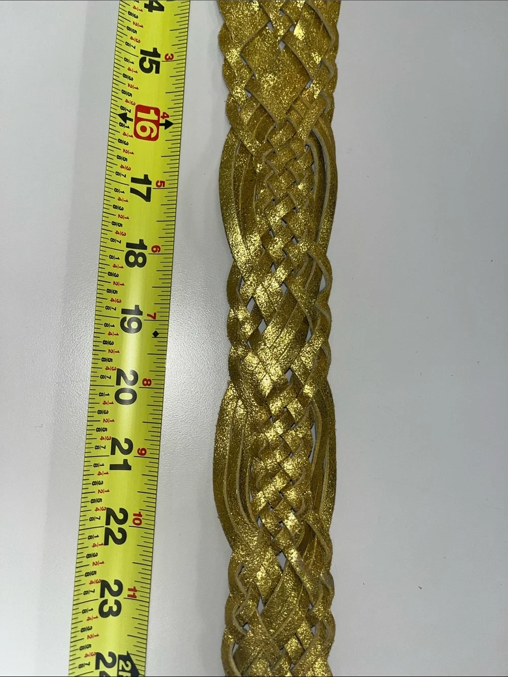 Afgan braided metallic
